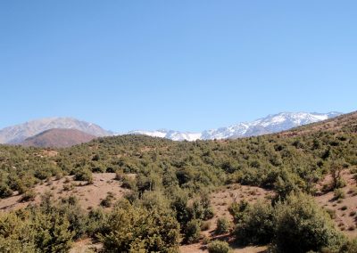 Rugged countryside in the High Atlas Mountains of Morocco