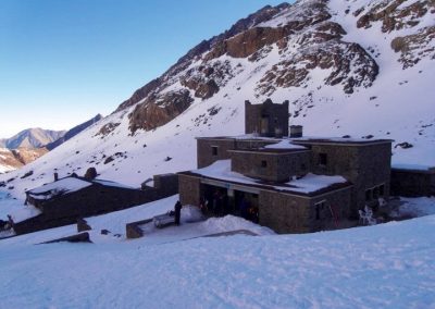 Nelter base camp in the High Atlas Mountains of Morocco