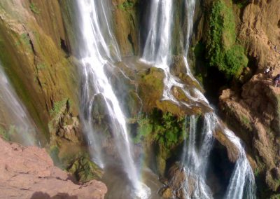 Visit Ouzoud Waterfalls and see their rainbows on a private guided day trip from Marrakech
