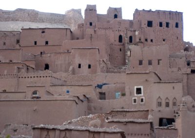 Traditional clay brick houses within Ksar Ait Ben Haddou