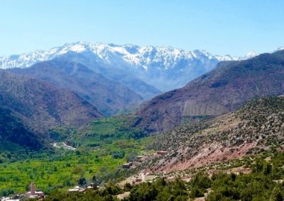 Jebel Toubkal and surrounds in the High Atlas Mountains of Morocco