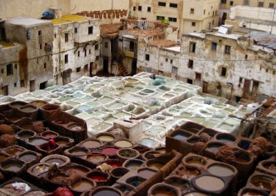Chouara Tannery in classic Morocco's Fes