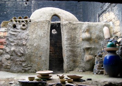 Traditional kiln at a ceramics factory in Fes in Morocco