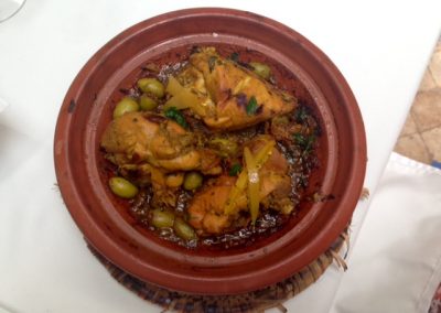 Cooked authentic Moroccan tagine